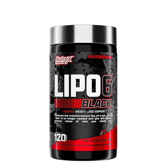 LIPO 6 BLACK 120 caps - Brûleur de graisse 