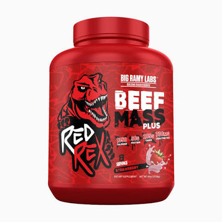 Beef Mass Gainer Plus Red Rex Proteine de Bœuf 2,72kg ( 8 Sevings)s