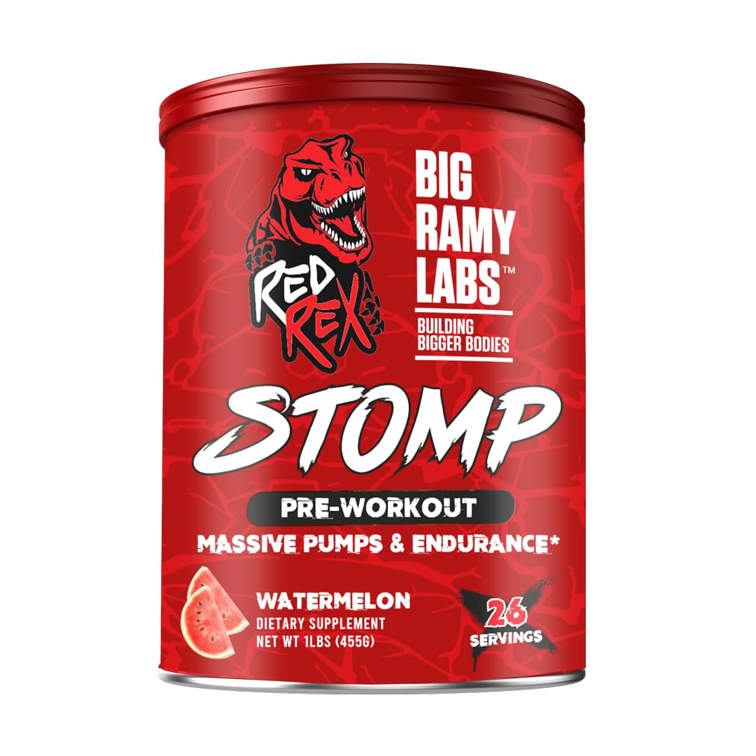 Pre Workout Red Rex Stomp 455g (26 Servings)