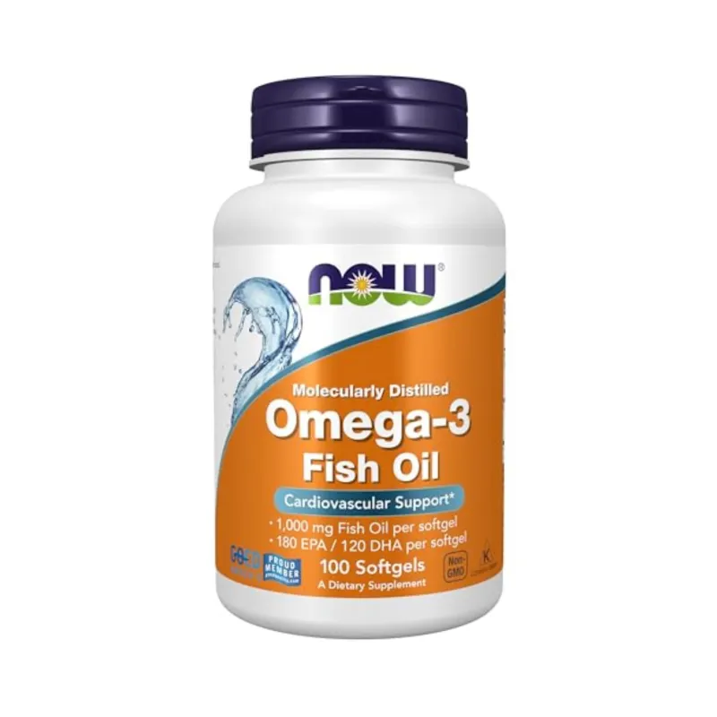 Omega 3 Fish Oil 1000mg - 100 Softgels (100 Servings)