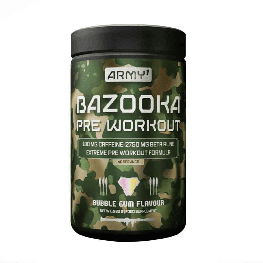 Army 1 Bazooka Pre-Workout Pot 380g