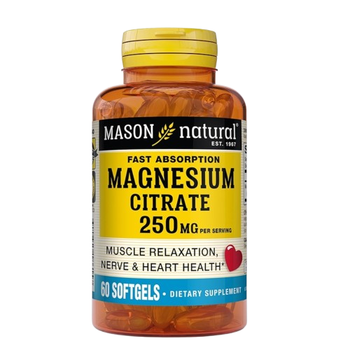 Mason Natural MAGNESIUM CITRATE SOFTGELS 60