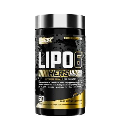 Lipo 6 Black Hers Ultra – Brûleur de Graisse Ultra-Concentré – 60 Capsules