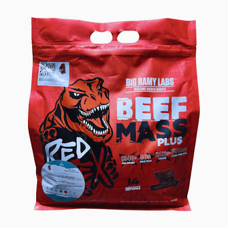 Beef Mass Gainer Plus Red Rex Proteine de Bœuf 4850g (14 Servings)