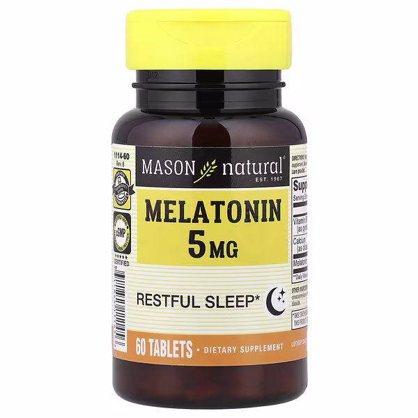 Mason Natural MELATONIN TABLETS TABLETS 60