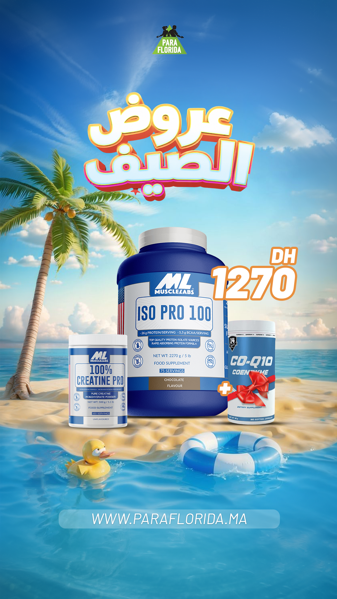 Pack Iso Performance – ISO Pro 100 + Créatine Pro + Co-Q10