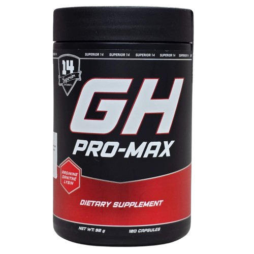 GH Pro Max 120 Capsules - Arginine Ornithine & Lysine